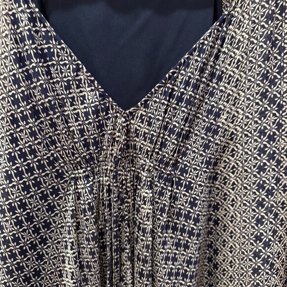 Diane von Furstenberg Fleurette Dress in Moroccan Ditsy Midnight; SZ 12 - Picture 6 of 6